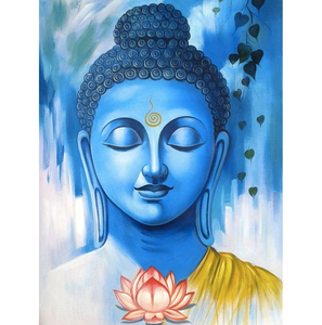LS <strong>Buddha</strong> Statue Portrait Diamond Embroidery DIY Kit Full Drill Diamond <strong>Painting</strong> Art Tree Classic Style Religious <strong>Paintings</strong> - Product Image 2