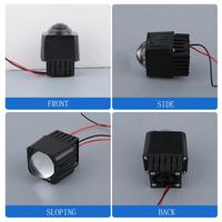 Kit de remplacement de phares IDISON J3 12V 25W avec lentille de projecteur mini LED matricielle 6500Lux à faisceau puissant pour tous les modèles de voitures