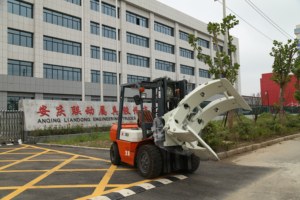 Penjepit Gulungan Kertas Hidrolik Liandong untuk Forklift, 360 °   Pengangkat Gulungan Kertas Berputar dengan Kunci Hidrolik Dua Arah untuk Keamanan - Product Image 3
