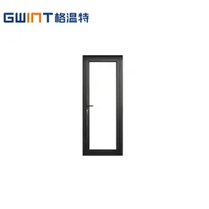 GWINT Factory Directly Thermal Break Low-E Modern Front Entrance Door Powder Coated Hinged Doors For Sale