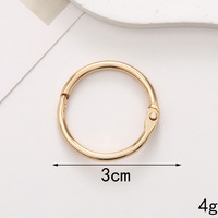 Nouveau style Anneau à ressort en alliage de zinc en forme de cœur, Fermoir mousqueton ouvert, Boucle de porte, Plaque porte-clés, Accessoires pour chaussures à trous, Grand anneau