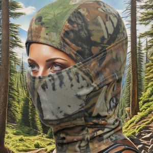 Balaclava tubulaire respirante et imperméable à imprimé numérique de style extérieur pour le cyclisme et les sports - Product Image 2