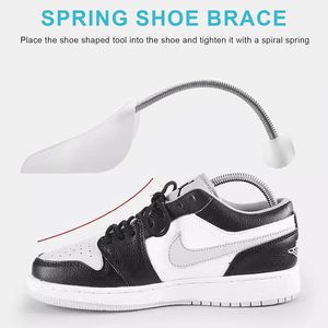 Estiradores de Zapatos de Plástico Blancos para Hombre, Ajustables con Resorte en Espiral, Moldeadores de Zapatos para Hombre - Product Image 4