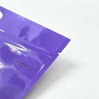 Sachet d'emballage alimentaire personnalisé imprimé brillant, autoportant, avec fermeture éclair, en BOPP, VMPET, PE laminé, avec trou de suspension pour snacks et bonbons, vente en gros