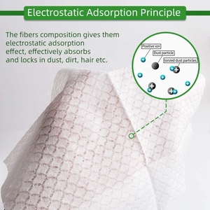 Khăn Lau Phòng Sạch Vải Khô Dùng Một Lần Vải Khô Nạp 32 Khăn Lau Khô Phù Hợp Với Máy Quét & Máy Quét Bụi - Product Image 4