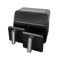 Meilleur produit Friteuse à air numérique intelligente électrique sans huile à double panier carré de 8 L avec panier amovible pour la maison