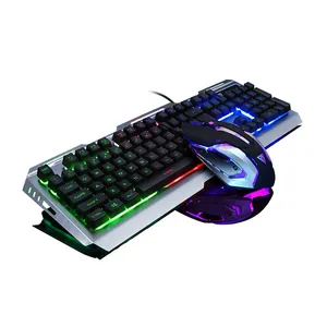 Competition Emperor V1 Robotic Keyboard and Mouse Set Notebook Desktop Computer Wired Gaming Keyboard