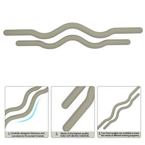 Kit d'entraînement Pilates à domicile LA : Anneau lesté en acier et silicone durable avec barre de Pilates pour le yoga, la musculation et les exercices de fitness - Product Image 4