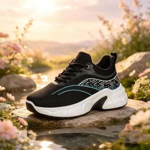 <span class=keywords><strong>Zapatillas</strong></span> Deportivas de Primavera para <span class=keywords><strong>Mujer</strong></span>, Ligeras, Antideslizantes, Transpirables, con Cordones de Malla, en Existencia, Entrega Rápida - Product Image 3