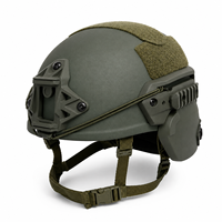 Casque tactique intégral haute protection – Style FAST Bump (niveau balistique 3A) avec protection auditive – Équipement de protection individuelle