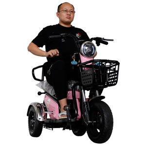 Milg с жесткими защитными de шны, колеса для роликовых Электрический Дерево колеса мотоцикла 3 трехколесный велосипед для взрослых - Product Image 6