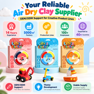 Fabricante de Kits de Arcilla Seca al Aire OEM, Juego de Arcilla DIY con Temática Personalizada, Proveedor de Empaques de Marca Privada para Marcas Minoristas - Product Image 6