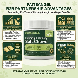 Snack Morbidi Calmanti OEM all'Ingrosso per Cani e Gatti, Supporto Antistress con L-Teanina e Camomilla, Etichetta Privata Personalizzata - Product Image 5