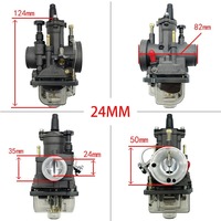 Couleur noire et gris Transparent CNC couvercle bas PWK 24 26 28 30 32 34 MM Hon Da Mi Kuni Ya Maha Kei Hin carburateur de moto