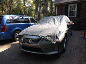 Housse de <span class=keywords><strong>protection</strong></span> de toit de voiture sur mesure à 6 couches, imperméable, <span class=keywords><strong>anti</strong></span>-UV, avec poches pour rétroviseurs - Product Image 5