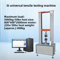 Machine d'essai de traction électronique à micro-ordinateur à double colonne, modèle DJ-18, pour l'essai des matériaux métalliques, plastiques et textiles, version continentale