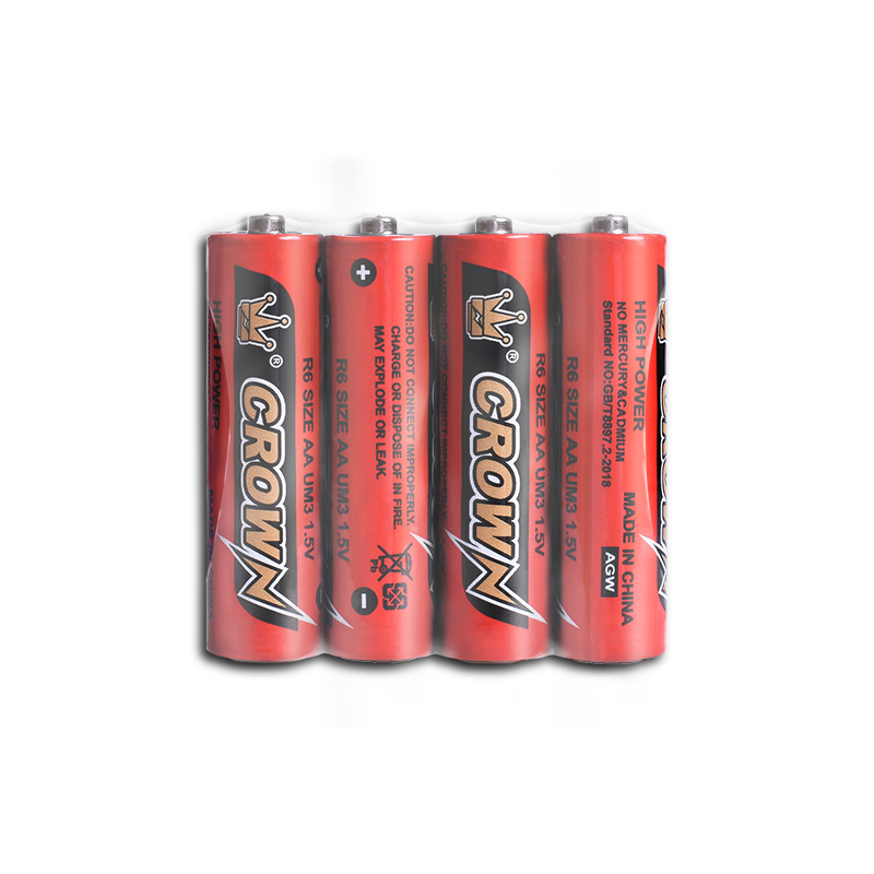 CROWN C factory direct supply primary battery aa carbon zinc batteries