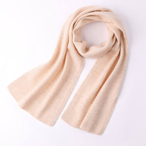 100%ウール製カスタムロゴ入りレディースロングスタイル冬用スカーフ ウールカシミヤビジネスアクセサリー冬用スカーフ 大人用 - Product Image 3