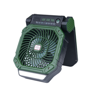 Nouveau ventilateur solaire d'extérieur pour camping, recharge USB, portable, vent puissant, minuterie, pêche, camping, banque d'alimentation, veilleuse - Product Image 3