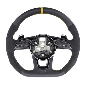 Alcantara พวงมาลัยแบน bottomed สำหรับ Audi A4 B9 A5พวงมาลัยรถยนต์ A4L - Product Image 5