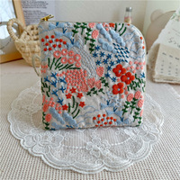 Sac carré en coton et lin brodé fait main de Minagawa Akira, style vintage européen et américain, fermeture éclair en L, été 2026