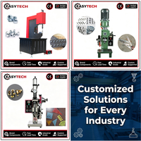 2026 Easytech OEM Machine à riveter portable PEM à alimentation par presse hydraulique CNC pour quincaillerie métallique, pour rivets auto-serrants