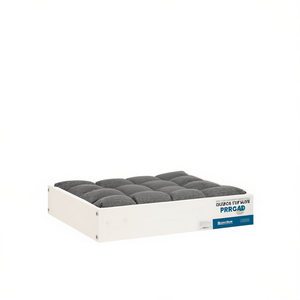 Cama para Mascotas Rectangular de Madera de Pino Blanco, Cómoda, Desmontable, Lavable, para Interiores, Todas las Estaciones, Estilo Minimalista - Product Image 1