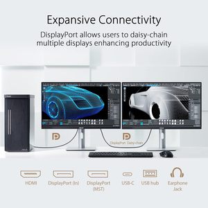 จอภาพ Asus ProArt ขนาด 27 นิ้ว 4K UHD HDR ระดับมืออาชีพ หน้าจอ IPS พร้อมพอร์ต USB-C และการรับรอง Calman สำหรับงานออกแบบและตัดต่อวิดีโอ - Product Image 2
