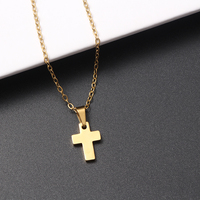 Bijoux en acier inoxydable Offre Spéciale femmes nouvelle chaîne en argent déclaration croix collier