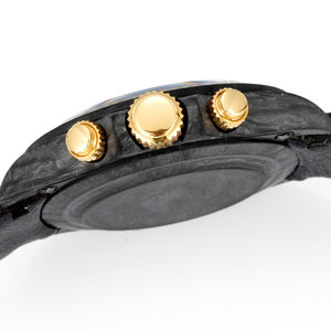 นาฬิกาข้อมือผู้ชายหรูหรา คาร์บอนไฟเบอร์ โครโนกราฟ ระบบกลไก น้ำหนักเบา สายไนลอนสีขาว นาฬิกาแข่งแบบกำหนดเอง - Product Image 4