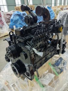 Motore Diesel <span class=keywords><strong>Dongfeng</strong></span> 6CTA8.3-C215 6 Cilindri 160kW 215CV Raffreddato ad Acqua Avviamento a Pedale per Escavatore - Product Image 6