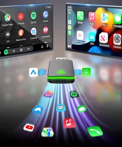 Adaptador <span class=keywords><strong>CarPlay</strong></span> 2 en 1 con Cable a Inalámbrico, Dongle Inalámbrico Android Auto, Wifi 5.8G, Conexión Automática para Autos con <span class=keywords><strong>CarPlay</strong></span> con Cable - Product Image 2