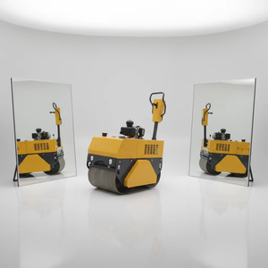 ความต้องการเครื่องจักรขายดีรุ่น Walmech Wd005 Wd008 มินิโรลเลอร์แบบมือถือ ดรัมคู่ สั่นสะเทือน ไฮดรอลิกเต็มรูปแบบ พร้อมเครื่องยนต์ - Product Image 2
