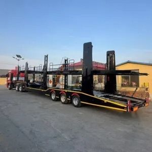 Remorque de transporteur de <span class=keywords><strong>voiture</strong></span> haute capacité de qualité supérieure pour <span class=keywords><strong>transport</strong></span> de flotte de camionnage de logistique automobile commerciale et véhicule professionnel - Product Image 4