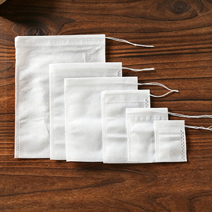 Wholesale Disposable Drawstring Non-Woven Tea <b>Bags</b> | Food Grade Empty Tea Infusers for Loose Leaf Tea, Herbs & Herbal Medicine - Product Image 6