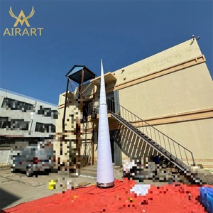 Globo Inflable <span class=keywords><strong>Gigante</strong></span> con Forma de Pilar de Maíz <span class=keywords><strong>Blanco</strong></span> para Decoración de Escenarios en Venta - Product Image 1