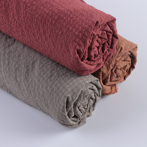 Bubble <b>Fabric</b> Yarn Dyed 100% Cotton <b>Medium</b> Weight 120GSM Woven Breathable Apparel Coat Jacket Material - Product Image 2