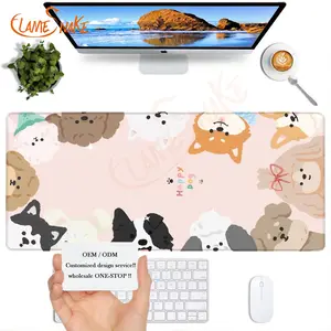 FLAME SNAKE Cute Cartoon Series Puppies Printing Mousepads XL Custom Mouse Pad Non-Toxic High Quality