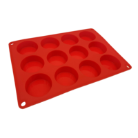 Moules à œufs en silicone de 3 pouces, antiadhésifs, résistants à la chaleur et à la rouille, compatibles four et lave-vaisselle, lot de 2, pour muffins et mini-œufs