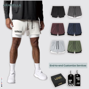 Arabella 2026 Ropa Deportiva Personalizada para Correr, Shorts Deportivos para Hombre con Forro, Esenciales para Gimnasio y Entrenamiento - Product Image 1