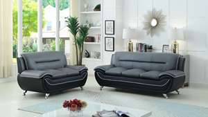 Mobilier de salon 2 places Ensemble de canapés en faux <span class=keywords><strong>cuir</strong></span> Recliner love seat Sofa pour salon meubles de maison - Product Image 6