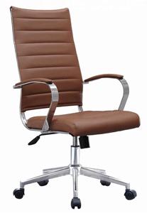 Ergonómico blanco cuero de la PU de la computadora de escritorio, silla de oficina de entrada de datos trabajo <span class=keywords><strong>a</strong></span> casa. - Product Image 4