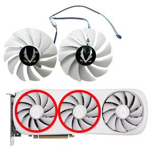 88MM nuevo para <span class=keywords><strong>ZOTAC</strong></span> GeForce RTX4070ti 4070ti SUPER <span class=keywords><strong>4080</strong></span> 4080s TRINITY OC WHITE tarjeta gráfica ventilador de repuesto GA92S2U - Product Image 2