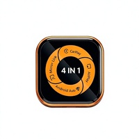 Adaptateur Kaiwo 4-en-1 Carplay Android Auto sans fil, boîte de conversion USB C, dongle sans fil Mirrorlink, adaptateur orange