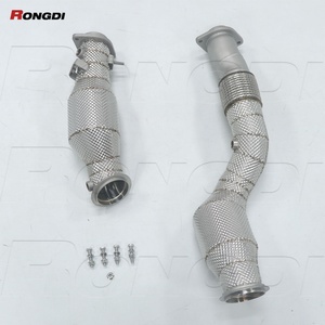 ท่อดาวน์ไปป์แบบแคทเทดสำหรับ G80 M3 S58 BMW M2 G82 G87 3.5 "ถึง3" ระบบท่อไอเสียชนิดหนึ่ง - Product Image 2