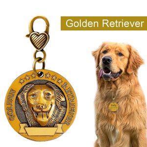 Chiot chat ID nom étiquettes chien ID étiquette gravé collier accessoires chiens colliers pendentifs métal Pet chien étiquettes personnalisées - Product Image 6