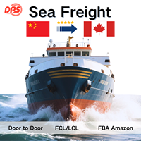 Servicio de Logística Rápido Puerta a Puerta DHL, Transporte LCL Express, Agente de Carga Marítima, Agente de Envíos FBA de China a Canadá
