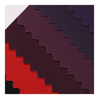 Matériau en tissu sergé imperméable 272T pour l'extérieur