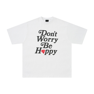 Camiseta Extra Grande para Hombre de Alta Calidad, Gruesa, Cuadrada, Personalizada, 100% Algodón, 300 g/m², con Tela de Punto Estampada con Serigrafía, Transpirable - Product Image 4