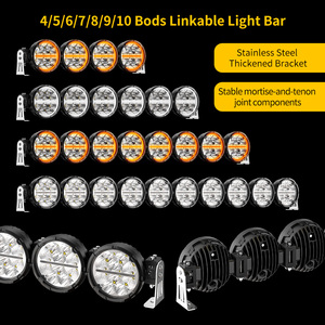 Luces Todoterreno KC de 40 Pulgadas, 32 Pulgadas, 52 Pulgadas, 4x4, Gravity 12V 24V, Barras de Luz LED de 42 Pulgadas para Wrangler - Product Image 3